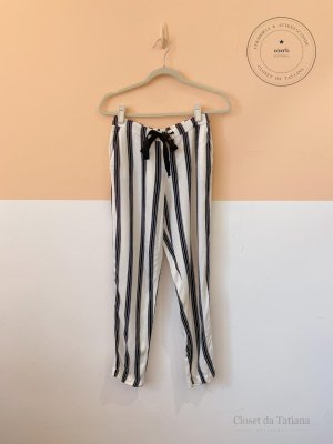 Calça Listrada Mango | Tam: P