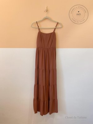 Vestido Camadas Marrom | Tam: P