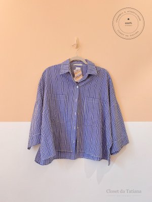 Camisa Vichy Dress To Azul | Tam: P