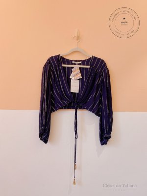 Blusa Marinho Fios Luréx Dress To | Tam: M