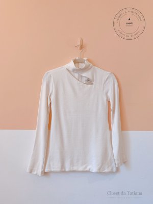 Blusa Gola Alta Recorte Animale | Tam: P
