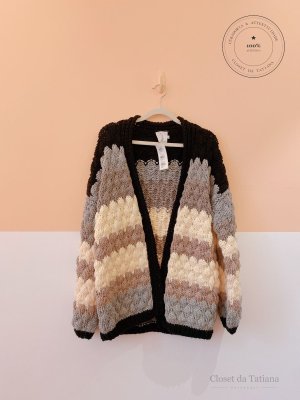 Maxi Cardigan Cores Fandom | Tam: P