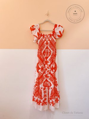 Vestido Estampado Lastéx Juju Costa | Tam: P