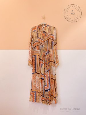 Chemise Alongada Estampada Zara | Tam: G