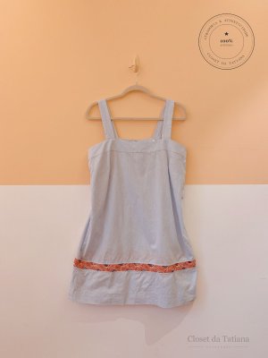 Vestido Barra Anpô Azul | Tam: G