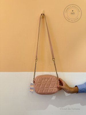 Bolsa Tiracolo Rosê Matelassê Schutz