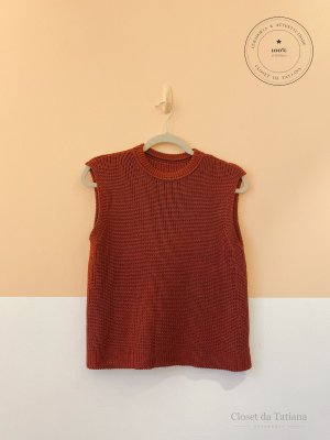 Blusa Tricot Vinho | Tam: P