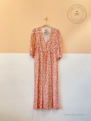Vestido Onça Ideologic Rosa | Tam: P