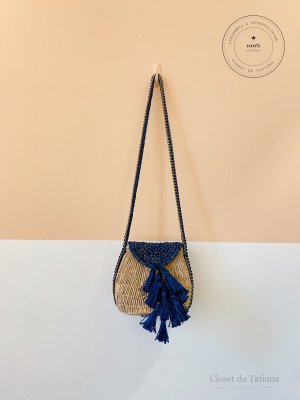 Bolsa Palha Crochet Catarina Mina