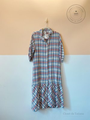 Vestido Midi Xadrez Ideologic | Tam: M