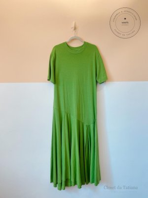 Vestido Longo Malha Farm Verde | Tam: M