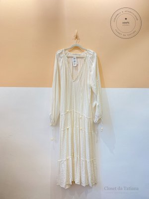 Vestido Amplo Clemence Off-White | Tam: 38