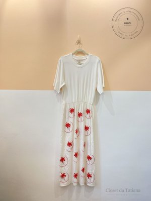Vestido Midi Bordado Missinclof | Tam: M