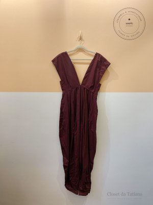 Macacão Aladim Renner + Aluf Vinho | Tam: 40