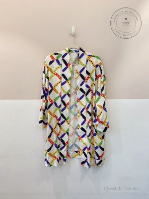 Kimono Longo Estampado Bdln Para Riachuelo | Tam: M