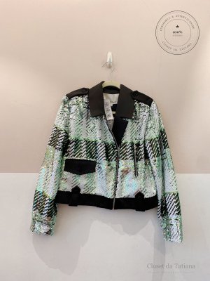 Jaqueta Paetês Xadrez Nk | Tam: G