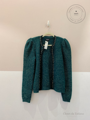 Casaco Tweed Express Verde | Tam: M