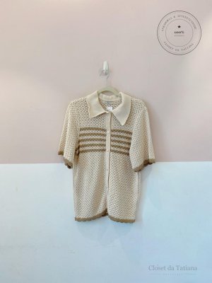 Camisa Crochet Dress To Bege | Tam: P