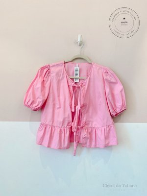 Bata Amarrações Stradivarius Rosa | Tam: M