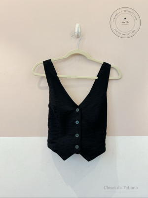 Cropped Lizie Preto | Tam: M