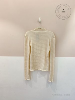 Blusa Plissada Eugenia Sanson | Tam: M