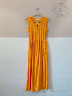 Vestido Atoalhado Longo Coral Pitta | Tam: M