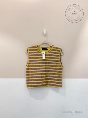 Blusa Listrada Tricot Maria Filó | Tam: M
