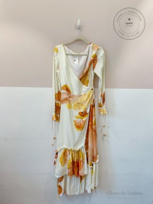 Vestido Longo Estampa Fungos Nila | Tam: M