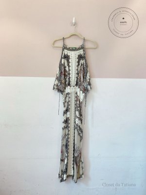 Vestido Midi Estampado Farm | Tam: M