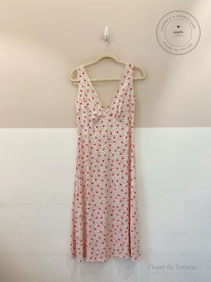 Vestido Midi Beijinhos Luisa Meirelles | Tam: M