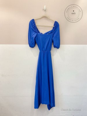Vestido Midi Recorte Leeloo Azul | Tam: 40