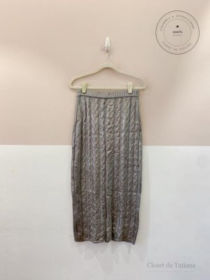Saia Midi Tricot By Nv Prata | Tam: 38