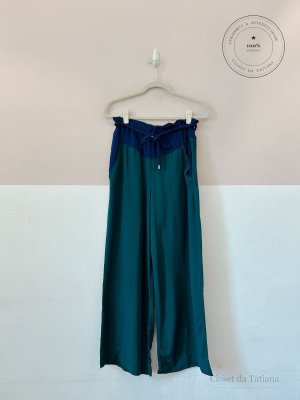 Calça Cós Dress To Verde | Tam: 42