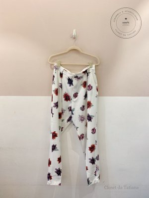 Calça Social Floral Oui Studio | Tam: G