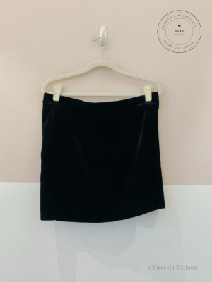 Short Veludo Zara Preto | Tam: M