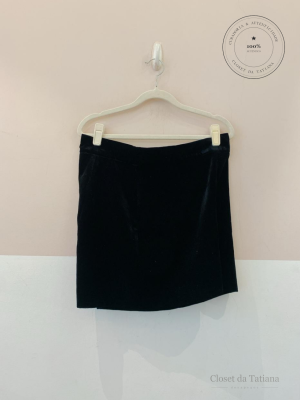 Short Veludo Zara Preto | Tam: G