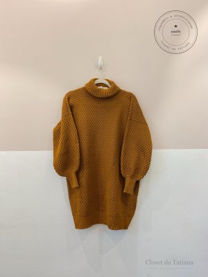 Tricot Gola Complê Marrom | Tam: PP