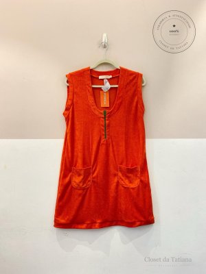 Vestido Atoalhado Coral Pitta | Tam: P