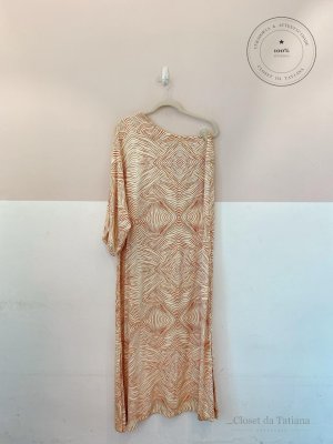 Vestido Midi Estampado Anpô | Tam: P