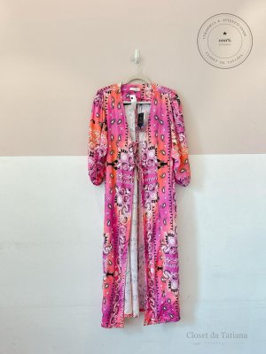 Túnica Bandana Nv + Trya Rosa | Tam: M