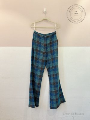 Calça Tweed Carol Bassi Azul | Tam: 38
