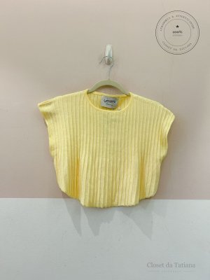 Cropped Tricot Umore Amarelo | Tam: PP