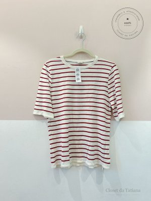 Blusa Tricot Listrada C&A | Tam: GG