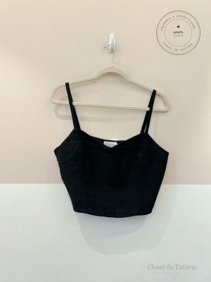 Cropped It Brand Preto | Tam: G