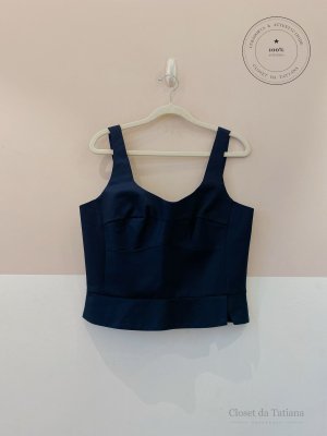 Cropped Marinho Corselet Andrea Marques | Tam: 44