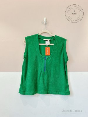 Regata Atoalhada Pitta Verde | Tam: M