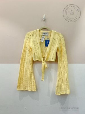 Cropped Tricot Umore Amarelo | Tam: PP