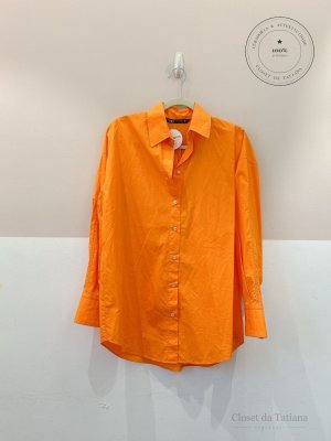 Camisa Zara Laranja | Tam: PP