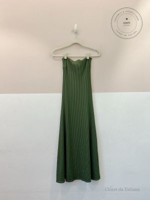 Vestido Tomara Que Caia Pacchi Musgo | Tam: PP