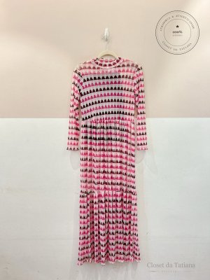 Vestido Longo Tule Estampado Zaye | Tam: PP